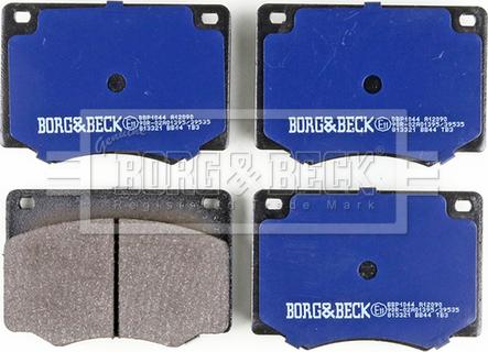 Borg & Beck BBP1044 - Гальмівні колодки, дискові гальма autozip.com.ua