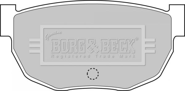 Borg & Beck BBP1046 - Гальмівні колодки, дискові гальма autozip.com.ua