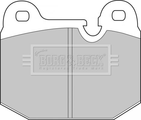 Borg & Beck BBP1043 - Гальмівні колодки, дискові гальма autozip.com.ua