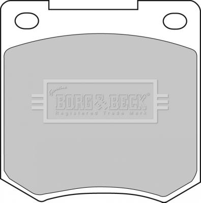 Borg & Beck BBP1054 - Гальмівні колодки, дискові гальма autozip.com.ua