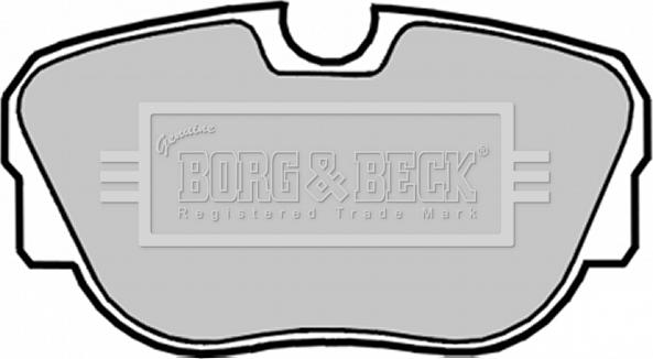 Borg & Beck BBP1050 - Гальмівні колодки, дискові гальма autozip.com.ua