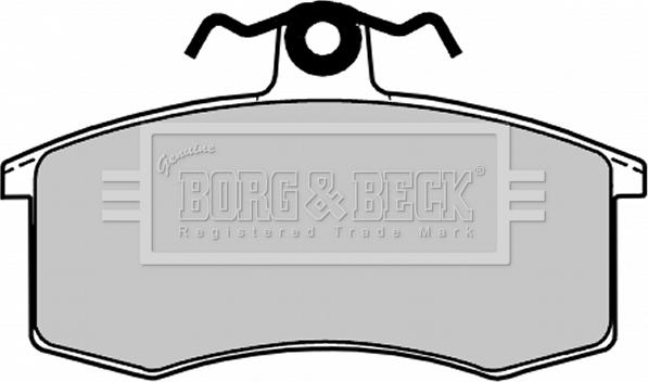 Borg & Beck BBP1053 - Гальмівні колодки, дискові гальма autozip.com.ua