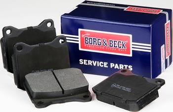 Borg & Beck BBP1057 - Гальмівні колодки, дискові гальма autozip.com.ua