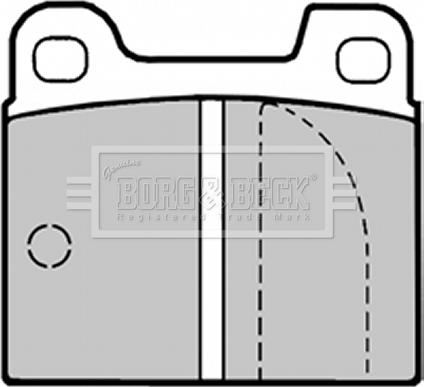 Borg & Beck BBP1003 - Гальмівні колодки, дискові гальма autozip.com.ua