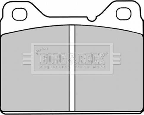 Borg & Beck BBP1007 - Гальмівні колодки, дискові гальма autozip.com.ua