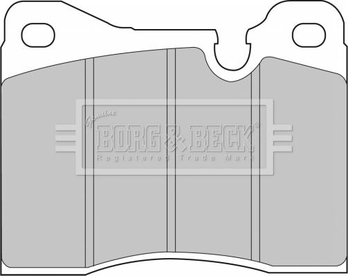 Borg & Beck BBP1014 - Гальмівні колодки, дискові гальма autozip.com.ua