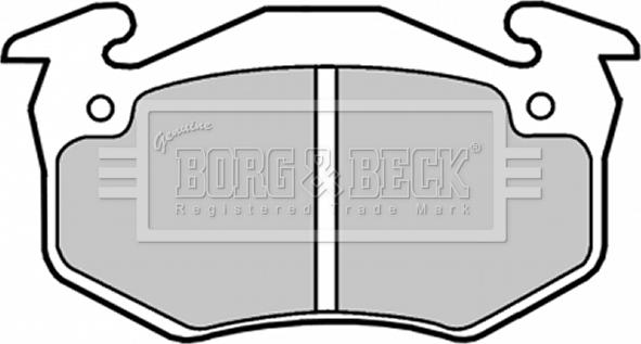 Borg & Beck BBP1018 - Гальмівні колодки, дискові гальма autozip.com.ua