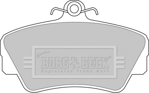 Borg & Beck BBP1081 - Гальмівні колодки, дискові гальма autozip.com.ua