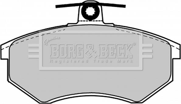 Borg & Beck BBP1027 - Гальмівні колодки, дискові гальма autozip.com.ua