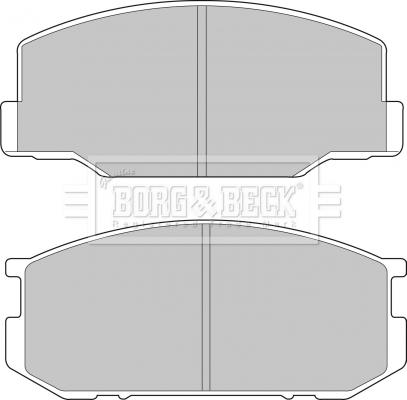 Borg & Beck BBP1196 - Гальмівні колодки, дискові гальма autozip.com.ua