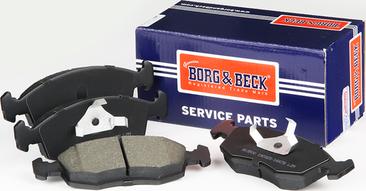 Borg & Beck BBP1100 - Гальмівні колодки, дискові гальма autozip.com.ua