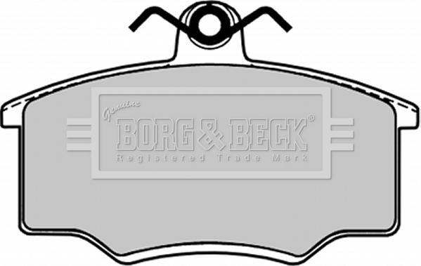 Borg & Beck BBP1103 - Гальмівні колодки, дискові гальма autozip.com.ua