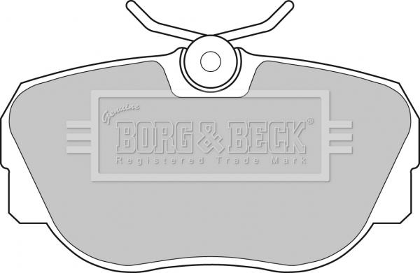 Borg & Beck BBP1119 - Гальмівні колодки, дискові гальма autozip.com.ua