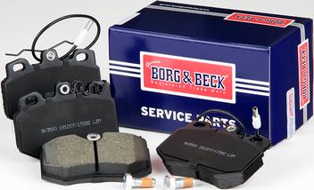 Borg & Beck BBP1111 - Гальмівні колодки, дискові гальма autozip.com.ua