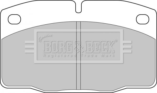 Borg & Beck BBP1117 - Гальмівні колодки, дискові гальма autozip.com.ua
