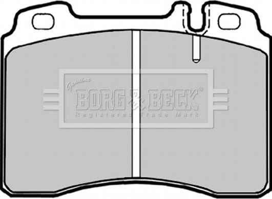 Borg & Beck BBP1181 - Гальмівні колодки, дискові гальма autozip.com.ua