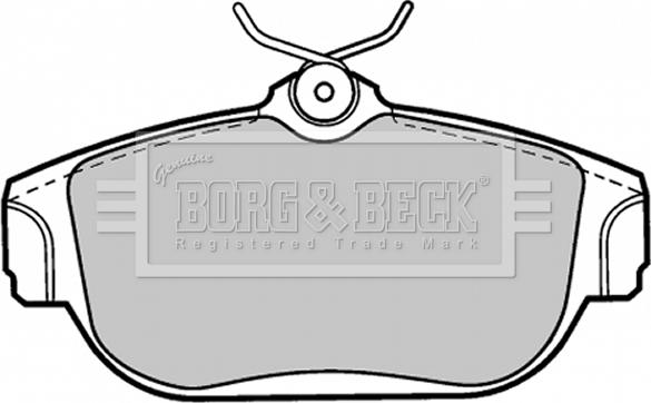 Borg & Beck BBP1120 - Гальмівні колодки, дискові гальма autozip.com.ua