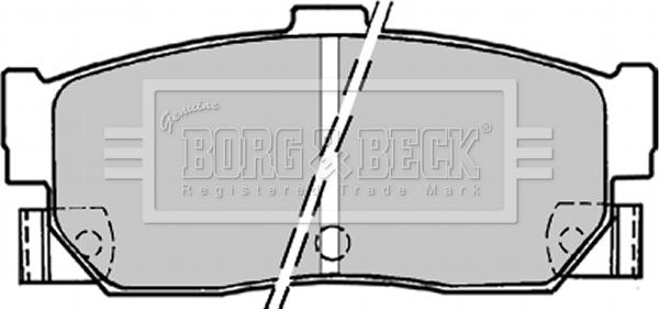 Borg & Beck BBP1177 - Гальмівні колодки, дискові гальма autozip.com.ua