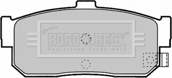 Borg & Beck BBP1895 - Гальмівні колодки, дискові гальма autozip.com.ua