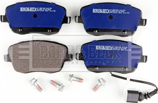 Borg & Beck BBP1855 - Гальмівні колодки, дискові гальма autozip.com.ua