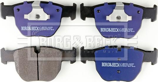 Borg & Beck BBP1853 - Гальмівні колодки, дискові гальма autozip.com.ua