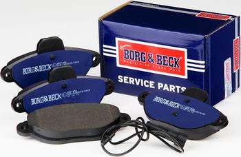 Borg & Beck BBP1852 - Гальмівні колодки, дискові гальма autozip.com.ua
