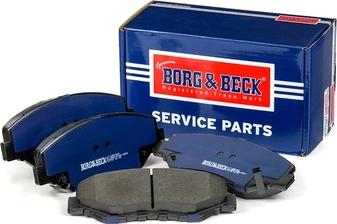 Borg & Beck BBP1860 - Гальмівні колодки, дискові гальма autozip.com.ua