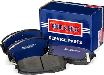 Borg & Beck BBP1868 - Гальмівні колодки, дискові гальма autozip.com.ua