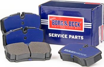 Borg & Beck BBP1863 - Гальмівні колодки, дискові гальма autozip.com.ua