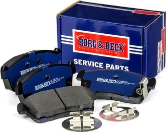 Borg & Beck BBP1801 - Гальмівні колодки, дискові гальма autozip.com.ua