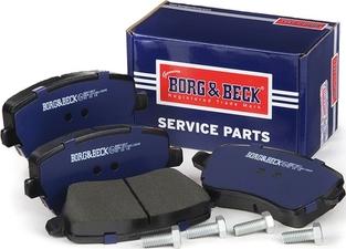 Borg & Beck BBP1807 - Гальмівні колодки, дискові гальма autozip.com.ua