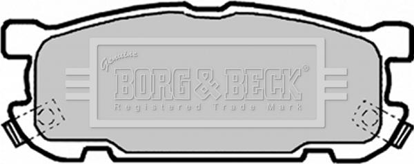 Borg & Beck BBP1818 - Гальмівні колодки, дискові гальма autozip.com.ua