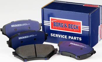 Borg & Beck BBP1817 - Гальмівні колодки, дискові гальма autozip.com.ua