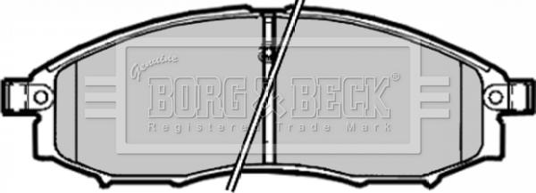 Borg & Beck BBP1882 - Гальмівні колодки, дискові гальма autozip.com.ua