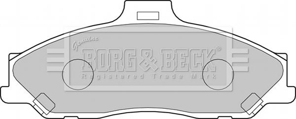 Borg & Beck BBP1887 - Гальмівні колодки, дискові гальма autozip.com.ua