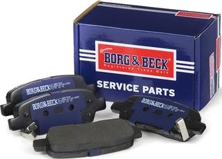 Borg & Beck BBP1839 - Гальмівні колодки, дискові гальма autozip.com.ua