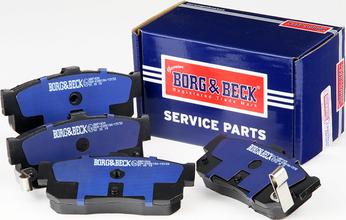 Borg & Beck BBP1834 - Гальмівні колодки, дискові гальма autozip.com.ua