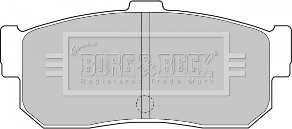 Borg & Beck BBP1834 - Гальмівні колодки, дискові гальма autozip.com.ua