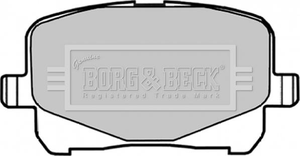 Borg & Beck BBP1835 - Гальмівні колодки, дискові гальма autozip.com.ua
