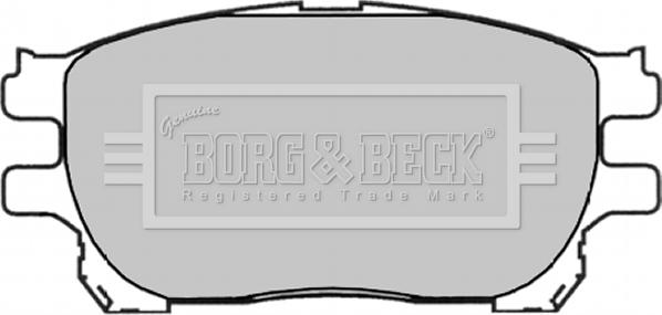 Borg & Beck BBP1836 - Гальмівні колодки, дискові гальма autozip.com.ua