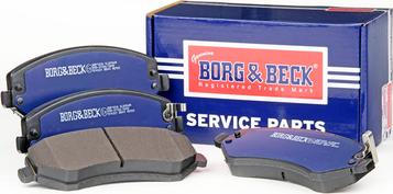 Borg & Beck BBP1830 - Гальмівні колодки, дискові гальма autozip.com.ua