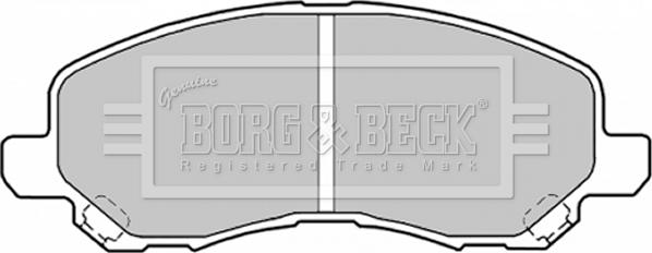 Borg & Beck BBP1831 - Гальмівні колодки, дискові гальма autozip.com.ua