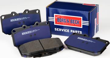 Borg & Beck BBP1832 - Гальмівні колодки, дискові гальма autozip.com.ua