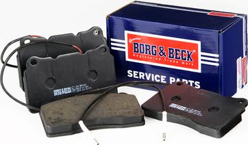 Borg & Beck BBP1829 - Гальмівні колодки, дискові гальма autozip.com.ua