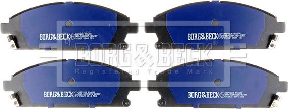 Borg & Beck BBP1820 - Гальмівні колодки, дискові гальма autozip.com.ua