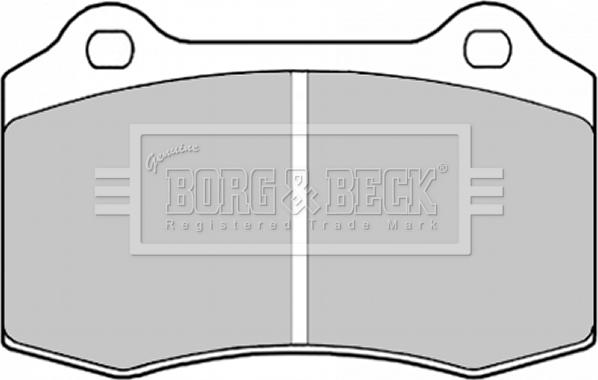 Borg & Beck BBP1823 - Гальмівні колодки, дискові гальма autozip.com.ua