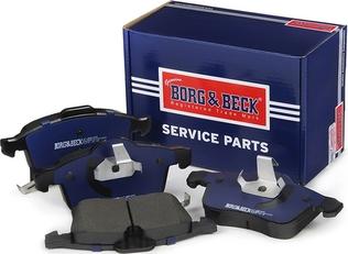 Borg & Beck BBP1875 - Гальмівні колодки, дискові гальма autozip.com.ua