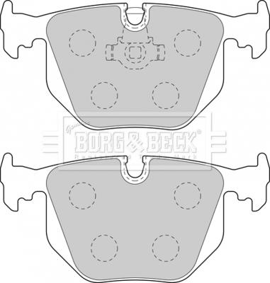 Borg & Beck BBP1871 - Гальмівні колодки, дискові гальма autozip.com.ua