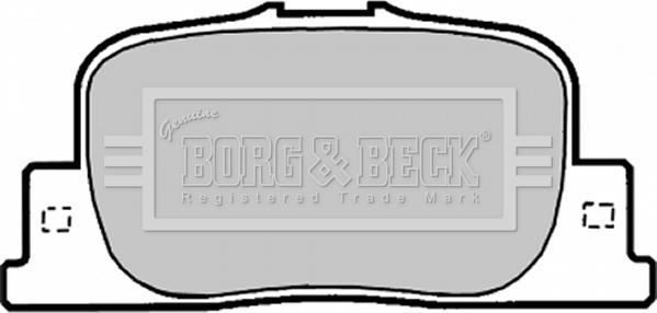 Borg & Beck BBP1878 - Гальмівні колодки, дискові гальма autozip.com.ua