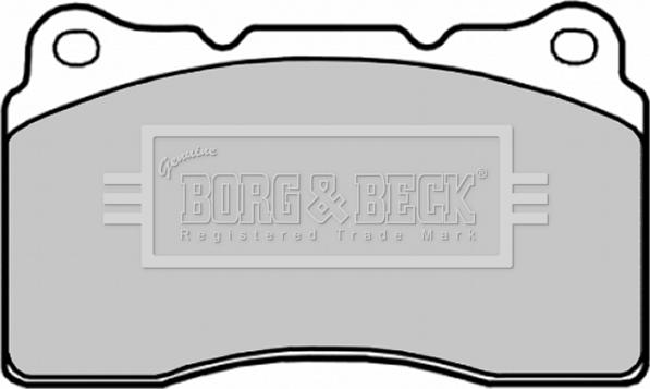 Borg & Beck BBP1873 - Гальмівні колодки, дискові гальма autozip.com.ua